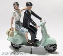 Prehm-Miniaturen 500809 - Zwei Personen auf einer VESPA