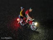 Schönwitz 50133 - Fahrrad mit LED Beleuchtung N - zwei Fahrer