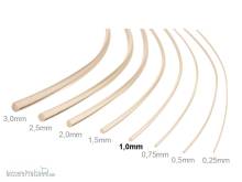Schönwitz 50190 - 2 Meter 1,0mm LWL Lichtwellenleiter Lichtleiter Glasfaserkabel Lichtfaser