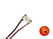 Schönwitz 50206 - LED SMD 0402 mit Kupferlackdraht Draht Kabel orange