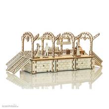 Invento 502372 - Wooden City: Railway Station (Bahnhof)
