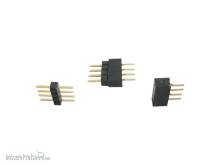Schönwitz 50242 - Micro Stiftleiste Steckverbinder RM 1.0 4 polig Stecker + Buchse