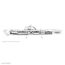 Metal Earth 502463 - Metal Earth: German U-Boat Type XXI