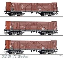 Tillig 502799 - Set Grundstoff-Industrie-Pendel (Teil 2), DR, Ep. III, bestehend aus drei off. Güterwagen OOr