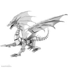 Metal Earth 502820 - Metal Earth: Iconx Silberdrachen