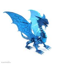 Metal Earth 502821 - Metal Earth: Iconx Blue Dragon