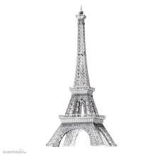 Metal Earth 502854 - Metal Earth: Iconx Eiffelturm