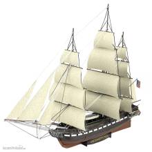 Metal Earth 502889 - Metal Earth: Premium Series USS Constitution