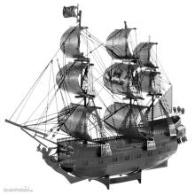 Metal Earth 502897 - Metal Earth: Iconx Black Pearl - Black Version