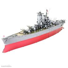 Metal Earth 502906 - Metal Earth: Iconx Yamato Battleship