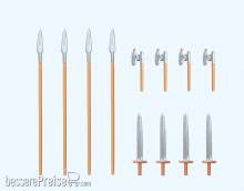 Preiser 50324 - 1:25 Gallische Waffen