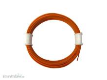 Schönwitz 50336 - 10 Meter Ring Miniaturkabel Litze hochflexibel LIFY 0,04mm² orange