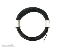 Schönwitz 50337 - 10 Meter Ring Miniaturkabel Litze hochflexibel LIFY 0,04mm² schwarz