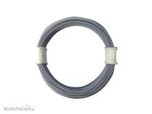 Schönwitz 50340 - 10 Meter Ring Miniaturkabel Litze hochflexibel LIFY 0,04mm² grau
