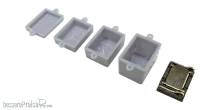 ESU 50353 - Lautsprecher 13mm x 18mm x 4.5mm, rechteckig, 4 Ohm, mit Schallkapselset