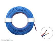 Schönwitz 50353 - 10m LIYZ Doppellitze Zwillingslitze 2x 0,08mm² rot / blau