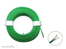 Schönwitz 50359 - 10m LIYZ Doppellitze Zwillingslitze 2x 0,08mm² grün
