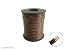Schönwitz 50370 - 25m Drillingslitze für Weichen 3x 0,14mm² hellbraun / schwarz / dunkelbraun