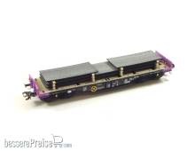 Modellbahn Engl 504 - Stahlplatten 8, rostig