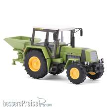 Busch 50424 - Traktor Fortschritt ZT 323 A mit Düngemittelstreuer, Hellgrün