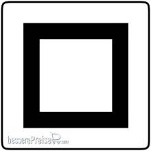 Schönwitz 50435 - Messing Vierkantrohr - 5,0 x 5,0 x 0,3 x 500 mm