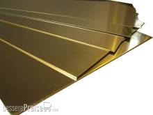 Schönwitz 50438 - Messingblech 400 mm x 200 mm x 0,3 mm