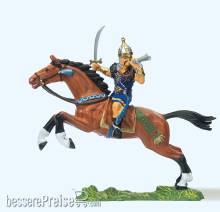 Preiser 50477 - Hunne zu Pferd. Schwert und H