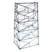 Hack Brücken H0 50500 - Pfeiler für amerik. Trestle Bridges, 200mm lang, 409mm hoch - Typ TP409-20