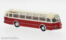 Brekina 50505 - Brekina, Mercedes O 6600 H Reisebus, hellbeige/rot, 1951, 1:87