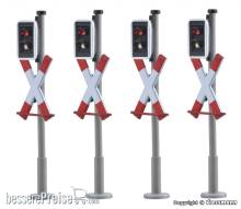 Viessmann 5057 - H0 Bahnübergang-Sicherung EBÜT 80
