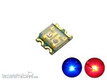 Schönwitz 50837 - DUO Bi-Color LED SMD 0605 blau / rot (Abgabe in 10er-Mengen)