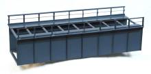 Hack Brücken 50850 - Blechträgerelement für amerik. Trestle Bridges, 200mm lang, mit Geländer - Typ TG200