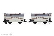 Heris 50902 - 2-SET, 2-achs.ged.Bierwagen, Brauerei Fohrenburg/Bludenz, KkStB, BBÖ, Ep. II