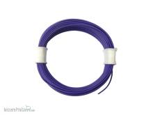 Schönwitz 50931 - 10 Meter Ring Miniaturkabel Litze flexibel LIVY 0,04mm² lila / violett