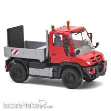 Busch 50937 - Mercedes-Benz Unimog U430, Schwertransportbegleitung