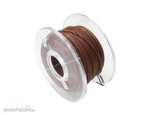 Schönwitz 50943 - 10 Meter Spule Mikrokabel Litze flexibel FEP 0,014mm² braun