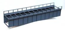 Hack Brücken 50950 - Blechträgerelement für amerik. Trestle Bridges, 300mm lang, mit Geländer - Typ TG300
