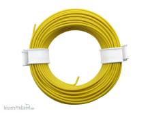 Schönwitz 50955 - 10 Meter Ring Miniaturkabel Litze flexibel LIY 0,14mm² gelb