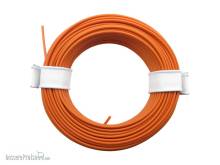Schönwitz 50959 - 10 Meter Ring Miniaturkabel Litze flexibel LIY 0,14mm² orange