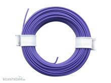 Schönwitz 50960 - 10 Meter Ring Miniaturkabel Litze flexibel LIY 0,14mm² lila violett