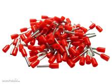 Schönwitz 50969 - 500 Aderendhülsen isoliert 1,0mm² N rot DIN 46228 Teil 4