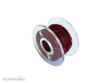 Schönwitz 50981 - 10m Spule Kupferlackdraht Lackdraht rot schwarz verdrillt verseilt 2x0,15mm