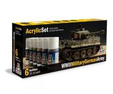 Italeri 510000433 - Acryl Set WWII Military German Army