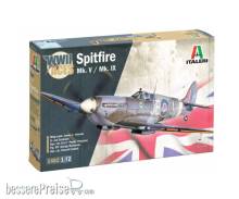 Italeri 510001482 - 1:72 RAF Spitfire Mk.V / Mk.IX Aces