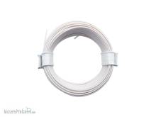 Schönwitz 51004 - 10 Meter Ring Miniaturkabel Litze LIFY 0,05mm² weiß