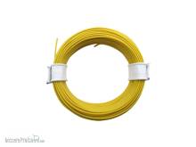 Schönwitz 51005 - 10 Meter Ring Miniaturkabel Litze LIFY 0,05mm² gelb