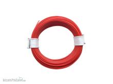 Schönwitz 51008 - 10 Meter Ring Miniaturkabel Litze LIFY 0,05mm² rot