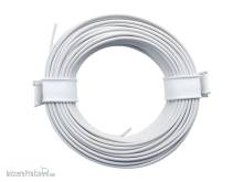 Schönwitz 51018 - 10 Meter Ring Miniaturkabel Litze flexibel LIY 0,25mm² weiß