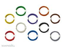 Schönwitz 51019 - 10x 10m Ring Miniaturkabel Litze flexibel LIVY 0,04mm²