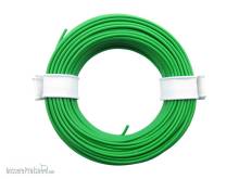 Schönwitz 51033 - 10 Meter Draht Kupferschaltdraht Schaltdraht 0,5mm 1-adrig grün